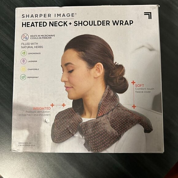 Sharper Image Heated Neck & Shoulder Wrap New in Box - Picture 4 of 4
